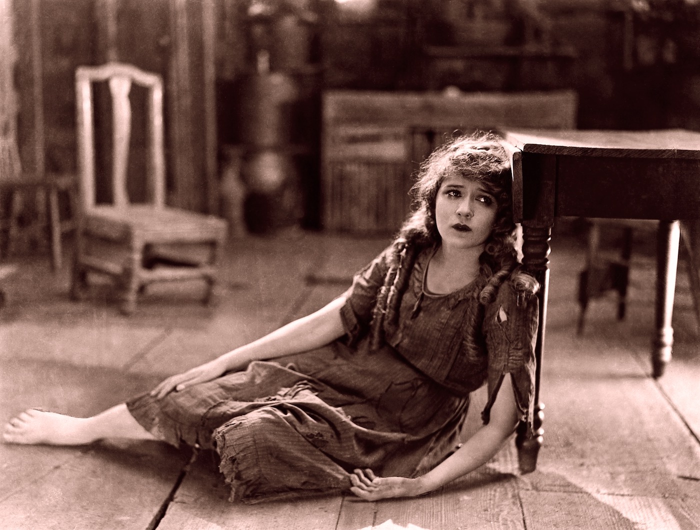 Schmerz und Kummer lassen uns wachsen - Schwarzweiß-Foto von Mary Pickford